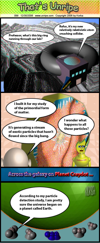 cartoon 99, exotic particles